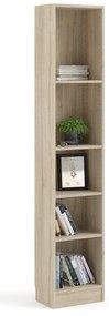 Етажерка за книги в дъб 41x203 cm Basic - Tvilum