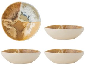 Кремави глинени купички в комплект от 4 бр. 625 ml Lacey – Bloomingville