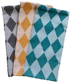 Памучни кърпи в комплект от 3 броя 70x50 cm Geometry - JAHU collections