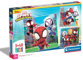 Clementoni - Пъзел Spidey and His Amazing Friends 25294 3х48ч.