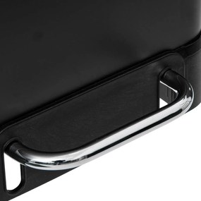 Кош за рециклиране 5five Ariane, Метал, 2x30 L - Черен