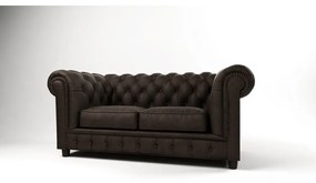 Тъмнокафяв диван от кадифе 178 cm Cambridge - Ropez