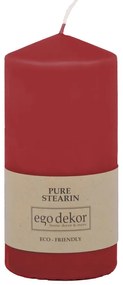 Червена свещ Връх, време на горене 30 ч. Eco - Eco candles by Ego dekor