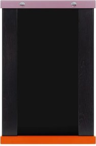 Стенно огледало с рафт масивно дърво 50x75 cm Lun – noo.ma