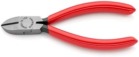 Knipex Клещи диагонални резачки, червена ръкохватка 125мм,  - K7001125