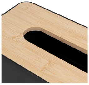 Кутия от пластмаса и бамбук за носни кърпички – Casa Selección