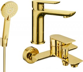 Mexen Alfa R40 комплект за вана, златен - 745703R40-50