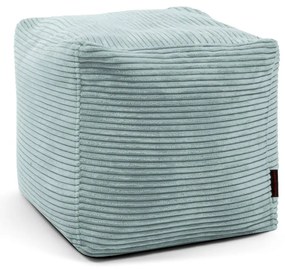 Пуф от рипсено кадифе в цвят мента Up! MooG – SLOWDOWN