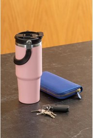 Синя бутилка за пътуване бутилка от неръждаема стомана 1 l Eco – Ladelle