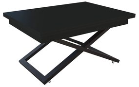 Разтегателна маса с повдигащ механизъм ФЛОРЕНЦИЯ - МДФ мат черно 190