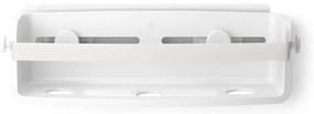 Бял самоносещ рафт за баня, изработен от рециклирана пластмаса Flex Adhesive - Umbra