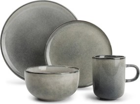 Глинен комплект за хранене 16 бр. за 4 души Meridian – Salt&amp;Pepper