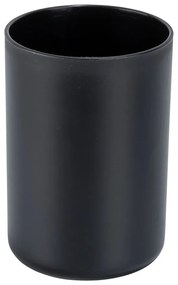 Черен пластмасов комплект аксесоари за баня Fano – Allstar