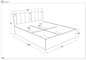 Спалня 160/200 Алия + матрак