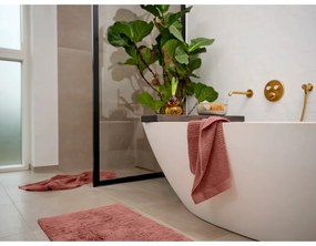 Червен килим за баня 50x80 cm Tiles – Zone