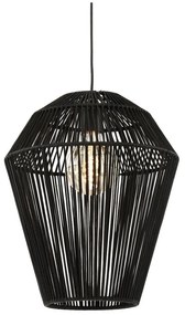 Черна лампа за таван ø 38 cm Deya - Light &amp; Living
