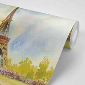 Тапет – Айфеловата кула в пастелни цветове