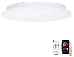 Aigostar-LED RGBW Плафон за баня LED/18W/230V IP44 + дистанционно управление