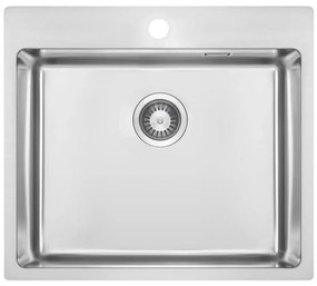 Deante ZPO_010B - Кухненска мивка OLFATO 50,5x55 см матов стомана