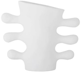 Бяла каменна ваза Pernilla - Bloomingville