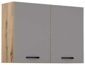 Горен кухненски шкаф Лорен 100/Сив мат G28