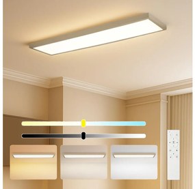 Brilagi-LED Димируемо осветително тяло за баня FRAME SMART LED/50W/230V 120x30 IP44 + дистанционно управление