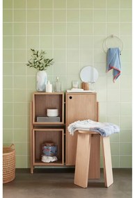 Синя памучна кърпа за чай Thea, 40 x 60 cm - Hübsch