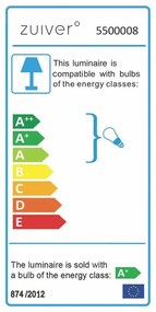 Бяла LED светлина за таван Dice - Zuiver