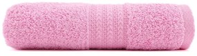Розова кърпа от чист памук , 70 x 140 cm - Foutastic