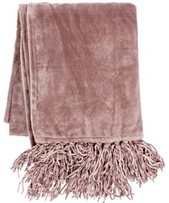 Розово микро плюшено одеяло , 130 x 170 cm - Tiseco Home Studio