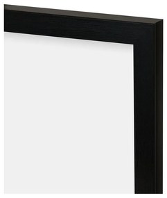 Черна пластмасова рамка за стена 75x30 cm
