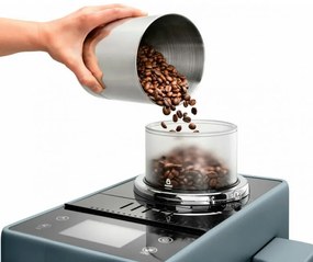 Еспресо машина DeLonghi Rivelia Pebble Grey EXAM440.55.G, 1450W, 19 bar, 1.4l, Тъчскрийн TFT, Twin Shot, Bean Adapt, 17 напитки, Каменно сиво