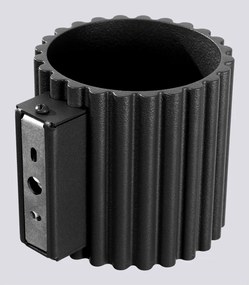 Черна стенна лампа ø 10 cm Zora – Sollux