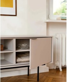 Сиво-бежова маса за телевизор 189x61x42 cm Mod – noo.ma