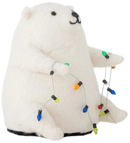 Бяла светлинна декорация Wally – Bloomingville