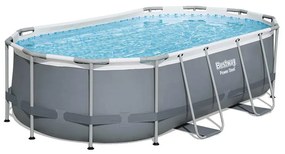 Bestway - Овален басейн с тръбна конструкция 424 х 250 х 100см