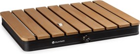 Blumfeldt Sumatra Breeze Square градински душ WPC алуминий 70x55см квадратен