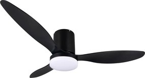 Матово черно LED осветително тяло за таван ø 132 cm Göteborg – Reality