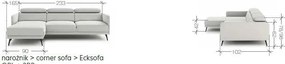 Ъглов диван Julian mini-Left
