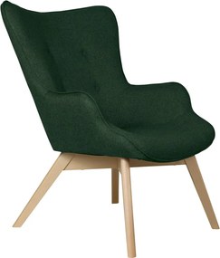 Тъмнозелено кресло Niko – Ropez