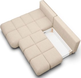 Ъглов Диван Лимо - Бежов - Ляв