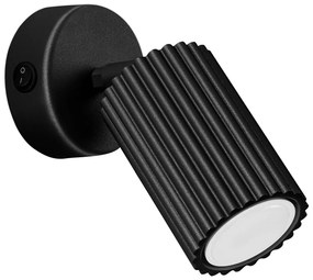 Черен прожектор 8x16 cm Gleam – Sollux