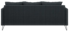 Тъмносив шенилов диван 200 cm Freya – Ropez