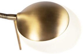 Модерна подова лампа бронз с LED и димер - Lexus