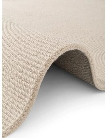 Ръчно изработен вълнен килим в светло естествен цвят 120x180 cm Eleni Natural White – Hanse Home