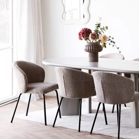 Кафява стъклена ваза (височина 27 cm) Celia – House Nordic