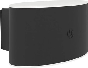 Eglo 75875 - димируемо външно настенно осветително тяло VALGIANO LED/5W/5V 2000 mAh IP44 черно