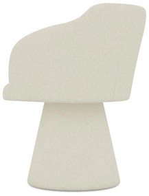 Кремав тапициран трапезен стол Kanoa – Makamii