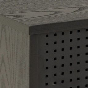 Черна маса за телевизор от декор от ясен 180x44,5 cm Angus – Actona