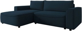 Ъглов диван Beliza-Синьо-Ляв